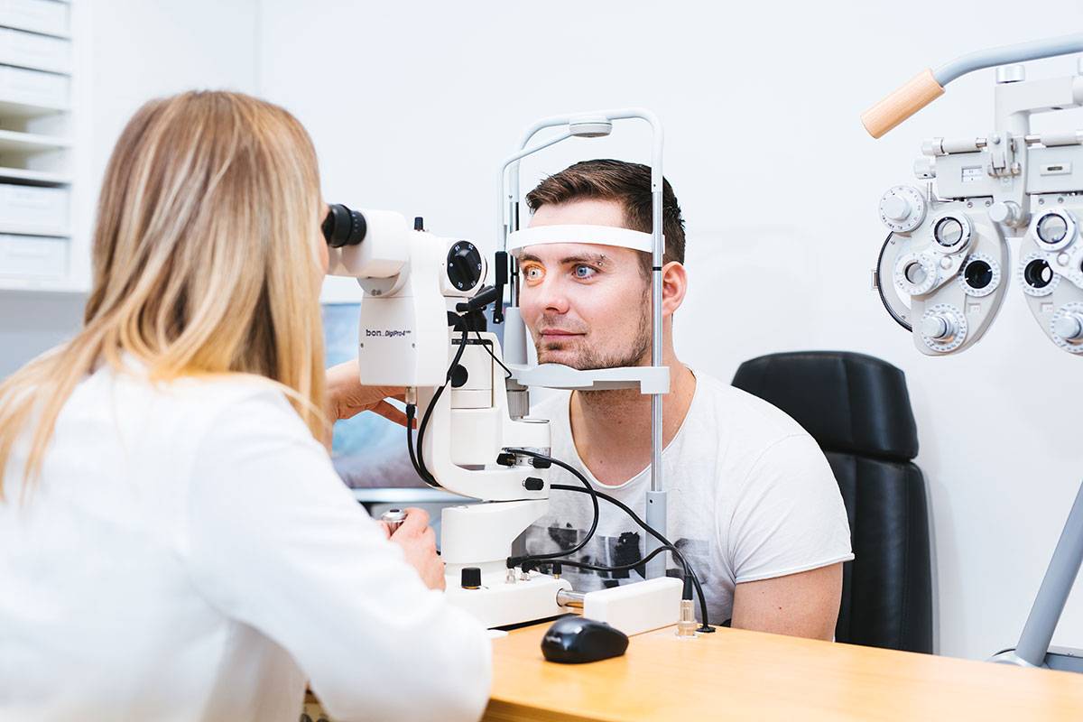 Kontaktlinsen-Versorgung