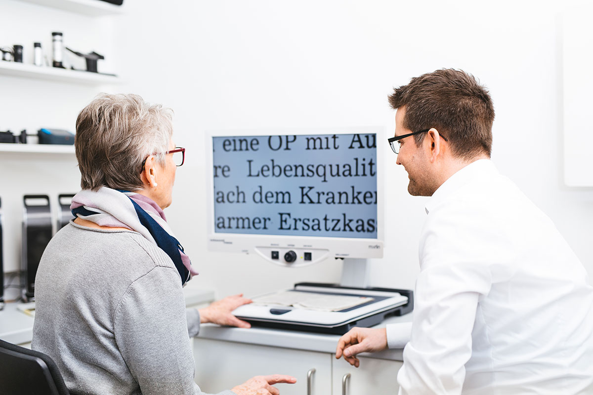Visuelle Reha bei Sehminderung